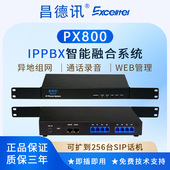昌德讯PX800无线程控电话交换机模拟网关IPPBX网关8进256SIP话机