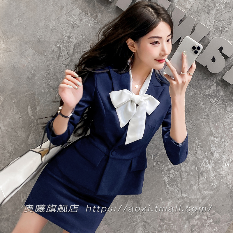 西装外套女短款西服秋装气质女神范职业套装商务正式场合正装工装