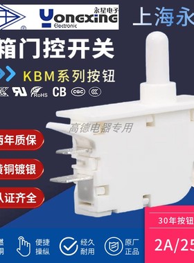 上海永星KBM-X133/113/123-A-W-1上开精品冰柜酒柜门开关门控按钮