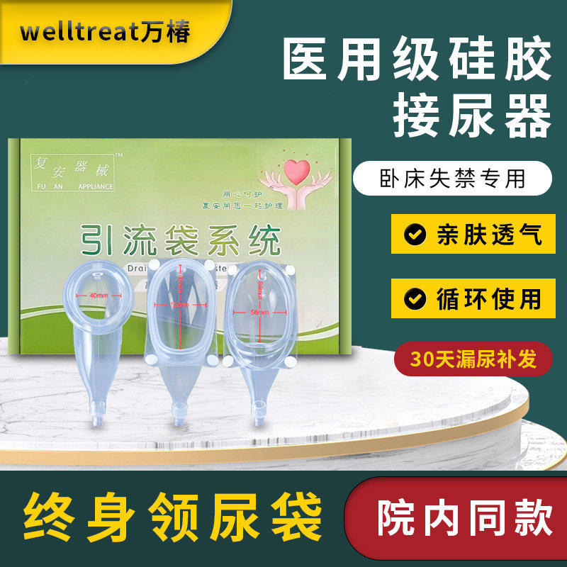 老人失禁卧床小便防漏接尿器