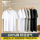 100%全棉内搭老头衫 T恤打底汗衫 V领内衣鸡心领 纯棉短袖 七匹狼男士