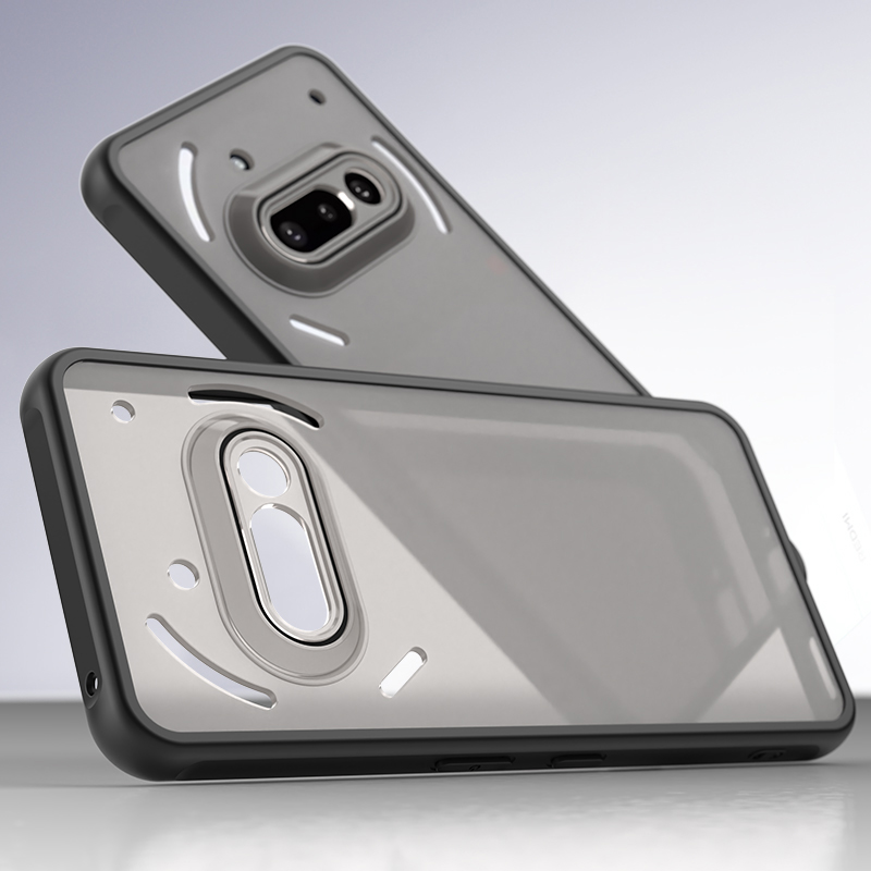 适用Nothing手机Phone3A防摔全包边硬背软边PC材质TPU半透明Phone3APro磨砂镜头精凸小孔电话保护套手机壳子
