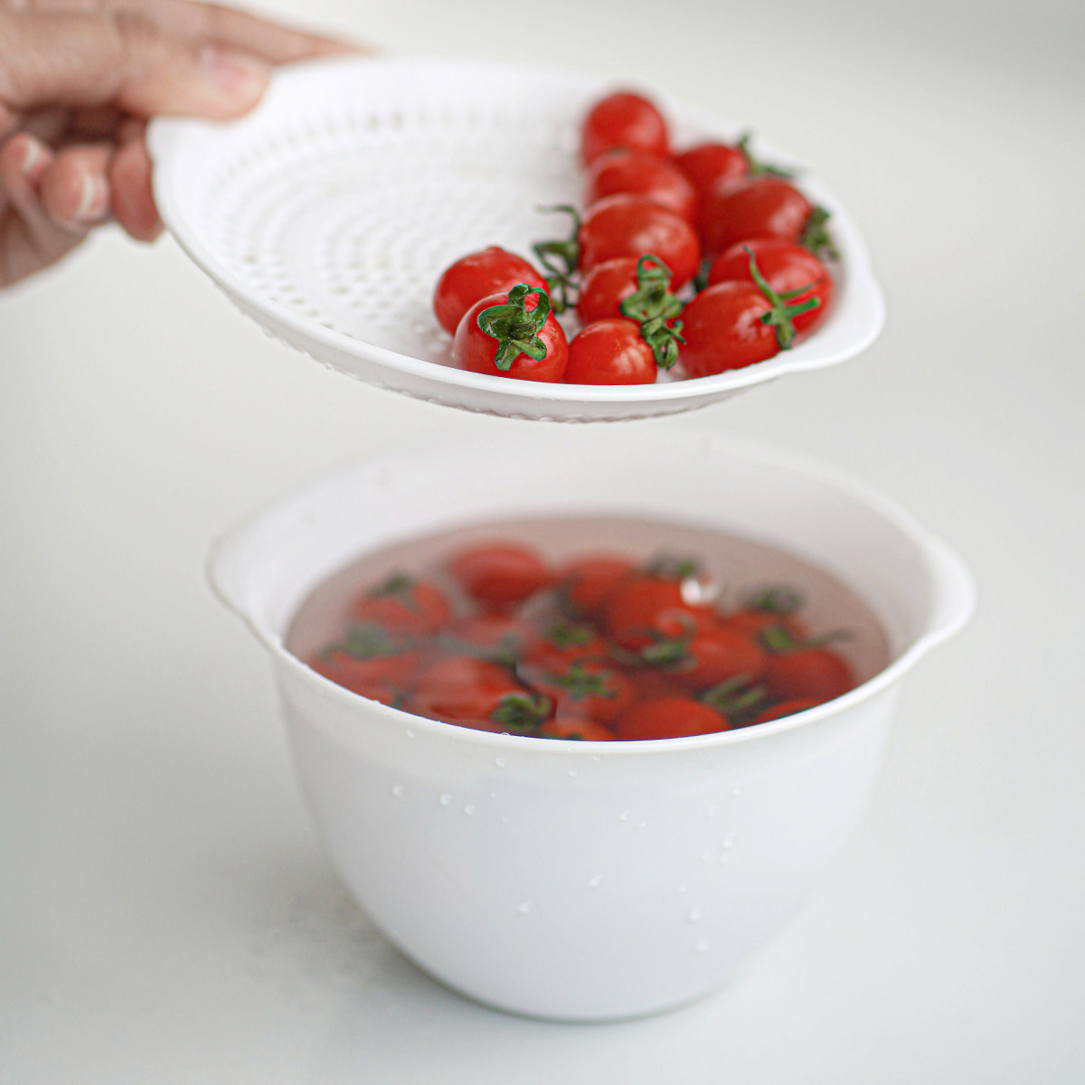 Japan Imported trumpet Fruit bowl fruit Leach basket Vegetables dress and wash Plastic Basket household Vegetable Basketin the Tableware , Tableware , Fruit bowl/Fruit plate/Hamper  category - from Buy2taobao.com to provide professional Taobao agent buy service