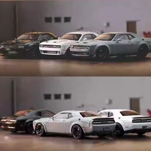 Stance Hunters SH开前盖1:64道奇Hellcat地狱猫SRT 限量汽车模型