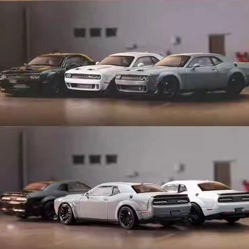 肌肉车地狱猫开前盖合金164