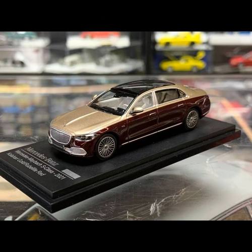 AR 1:64 奔驰梅赛德斯迈巴赫 S680 紫/金双拼多辐条轮毂 合金车模