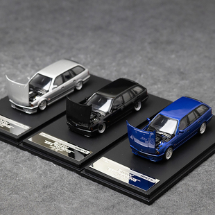 Mortal 1:64 宝马 E34 TOURING 瓦罐 机舱可开 合金汽车模型