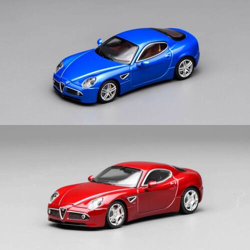 现货MH 1:64 阿尔法罗密欧 Alfa Romeo 8C Competizione 合金车模
