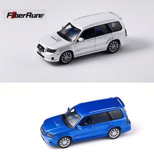 Fiberrun 1:64 斯巴鲁森林人SG9 合金车模收藏摆件