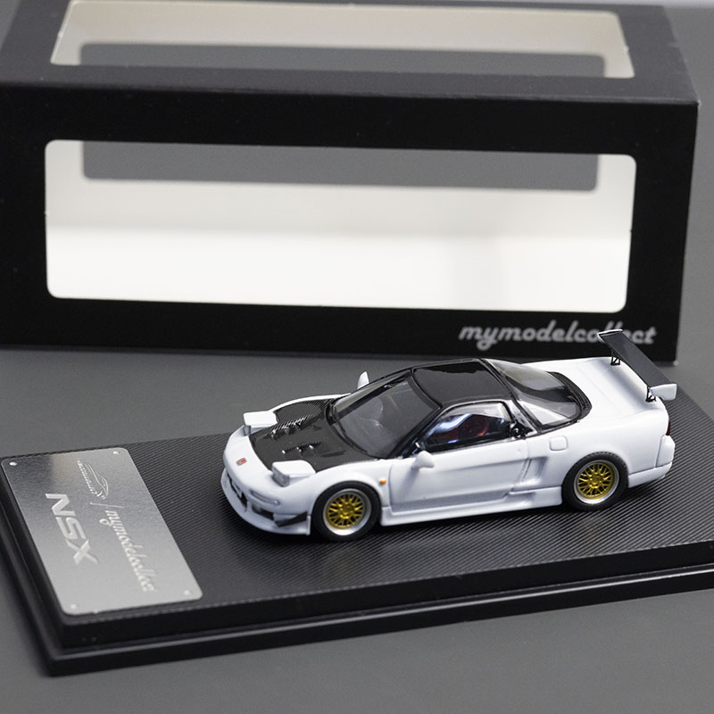 MC Model Collect 本田Honda NSX 白色碳盖 1∶64合金车模模型