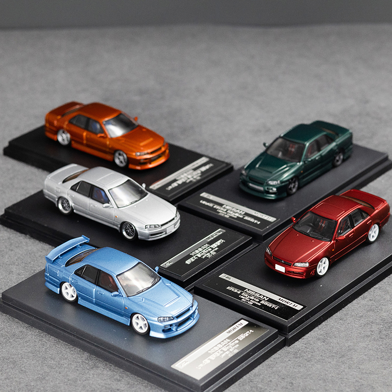 Mortal 1:64 日产尼桑Skyline天际线ER34URAS包围 合金车模型