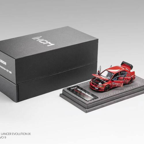 iHCM 64 合金全开 Mitsubishi Lancer Evolution IX 红色拉花涂装