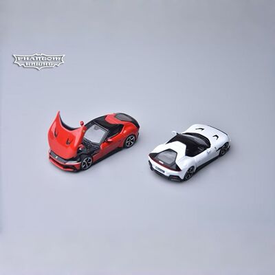 现货 Phatom Knight PK 1:64 法拉利跃马12Cilindri 合金汽车模型