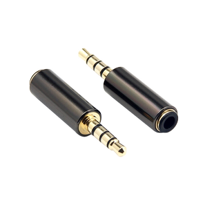 悦智人心3.5mm国美标互转手机耳机转接头iPhone转三星诺基亚2.5mm