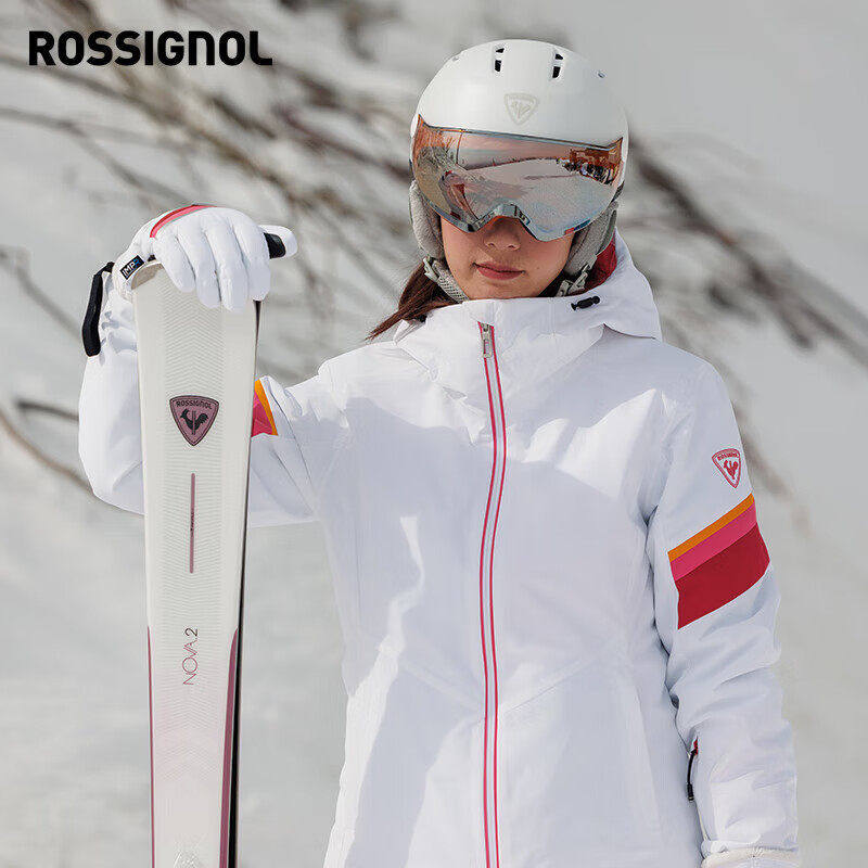 ROSSIGNOL26新品金鸡滑雪上衣夹克女STRAWPILE保暖防风疏水滑雪服