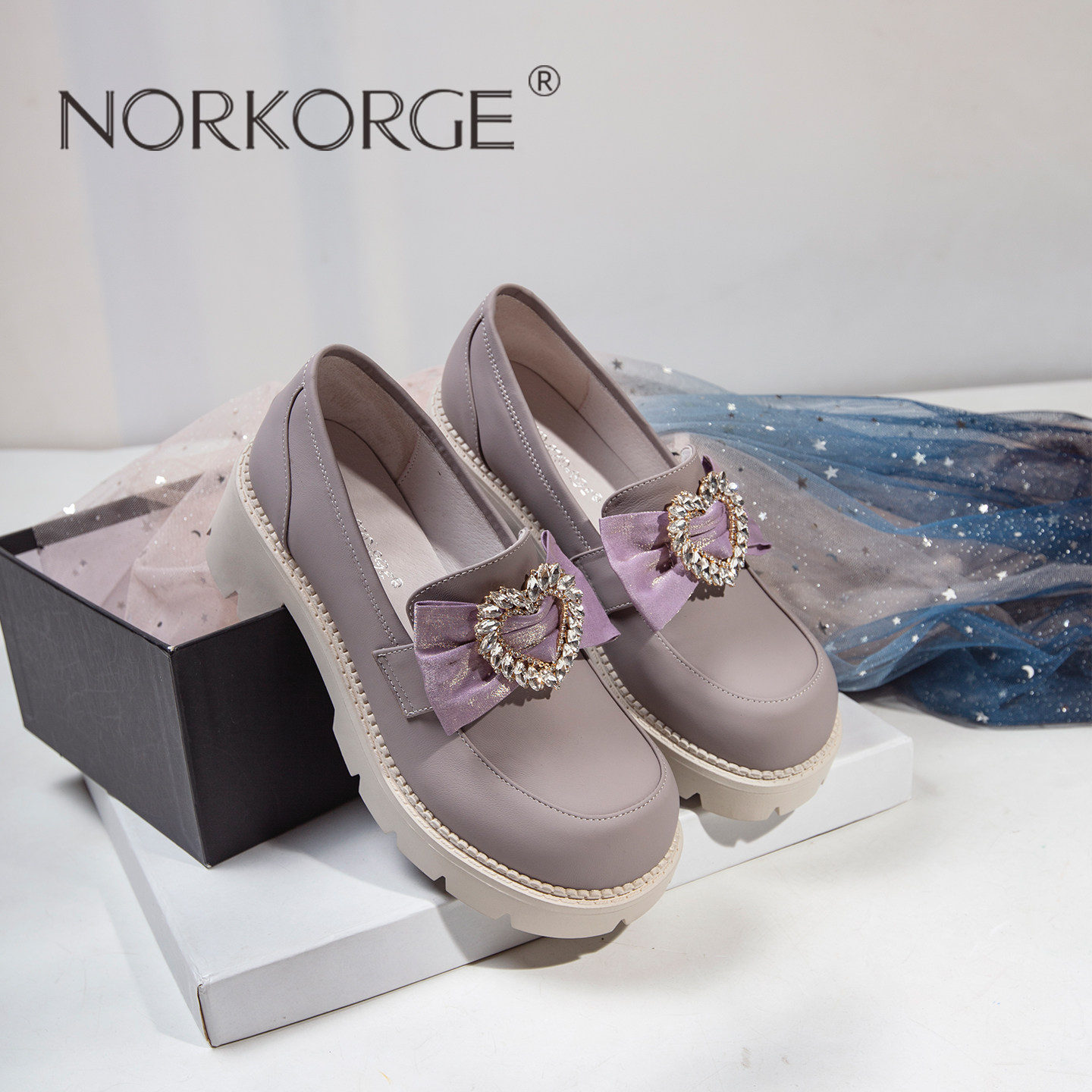 2026新款春秋学院小香风粉紫色增高JK乐福鞋不累脚巨好看单鞋女鞋,女鞋,乐福鞋（豆豆鞋）,淘宝优惠券,粉丝福利购,淘宝优惠卷