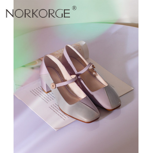 原创手工不撞款玛丽珍单鞋