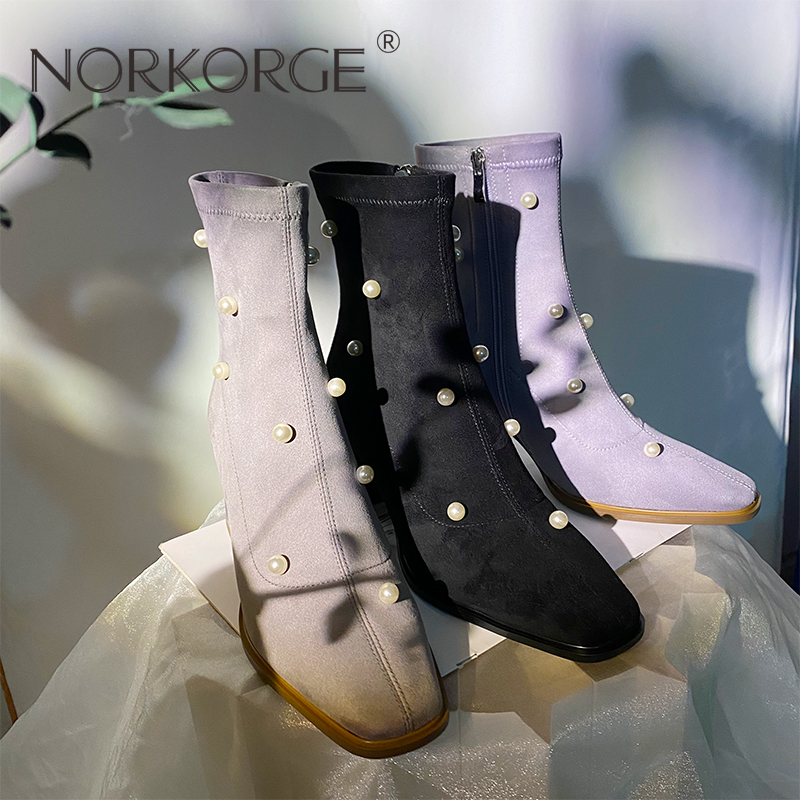 诺卡格瘦瘦靴原创设计手工定制