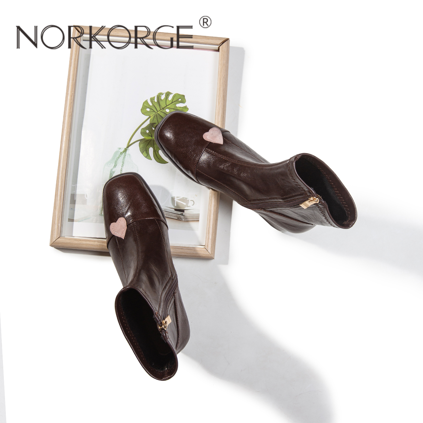 原创设计手工定制时装瘦瘦靴