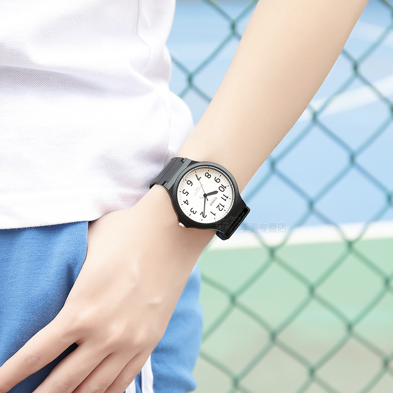 casio正品简约风网红指针学生表