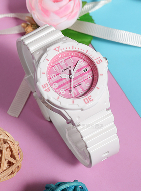 初中女生手表品牌 卡西欧学生女孩便宜运动女表防水夜光LRW-200H