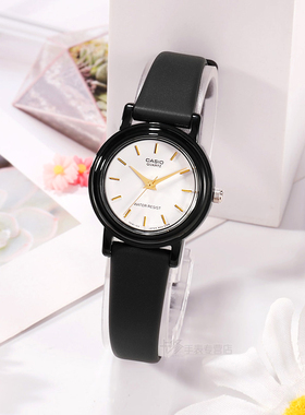 Casio卡西欧小表盘时尚小黑表学生石英简约女士女表LQ-139EMV/BMV