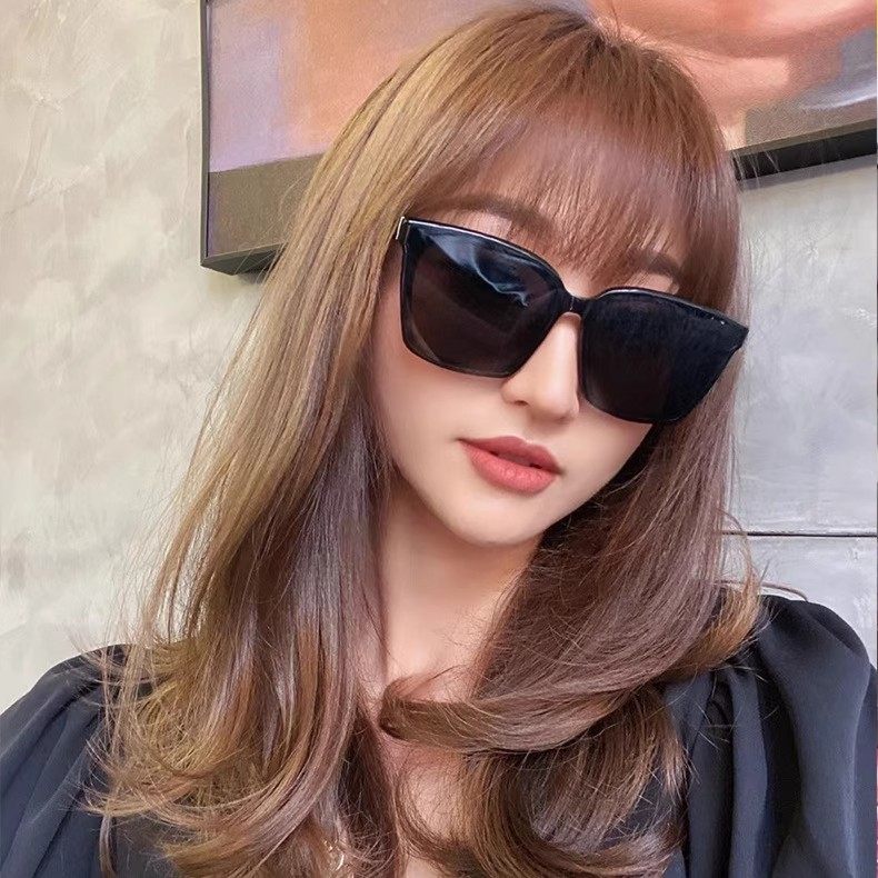 方框韩版gm墨镜女大脸显瘦偏光太阳镜男网红同款百搭开车防晒眼镜