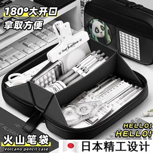 日本超火铅笔袋大容量2026新款高颜值ins风小学生男孩文具盒初高