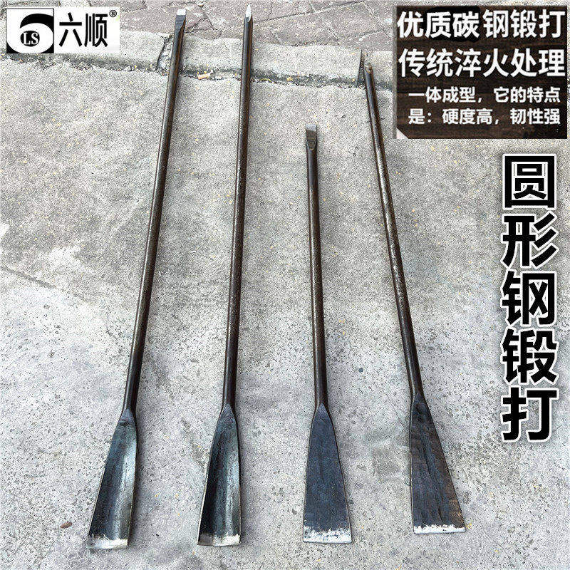 六顺圆钢一体锻打挖树锹起苗