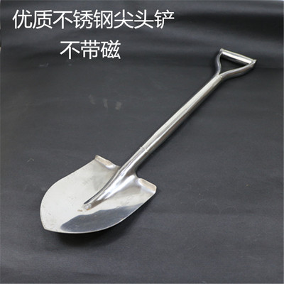 铁铲全不锈钢铲子种花铲铁锹铁锨园艺园林农具用挖树松土工具包邮