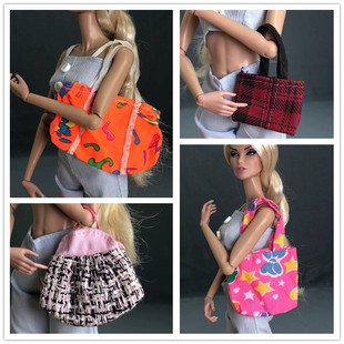 娃娃配件 娃娃包 时装配饰 芭芘小布桃子丽芙娃包手挎包布包三