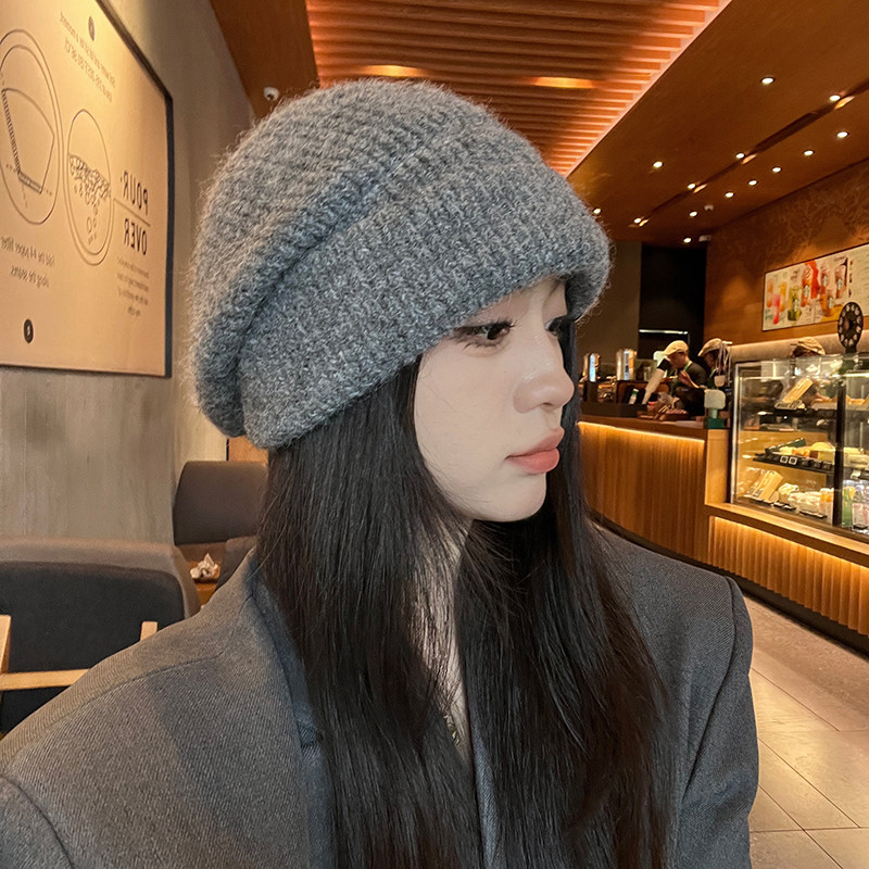 毛线帽子女款2024新款秋冬季大头围宽松针织堆堆帽百搭显脸小冷帽,服饰配件/皮带/帽子/围巾,帽子,淘宝优惠券,粉丝福利购,淘宝优惠卷