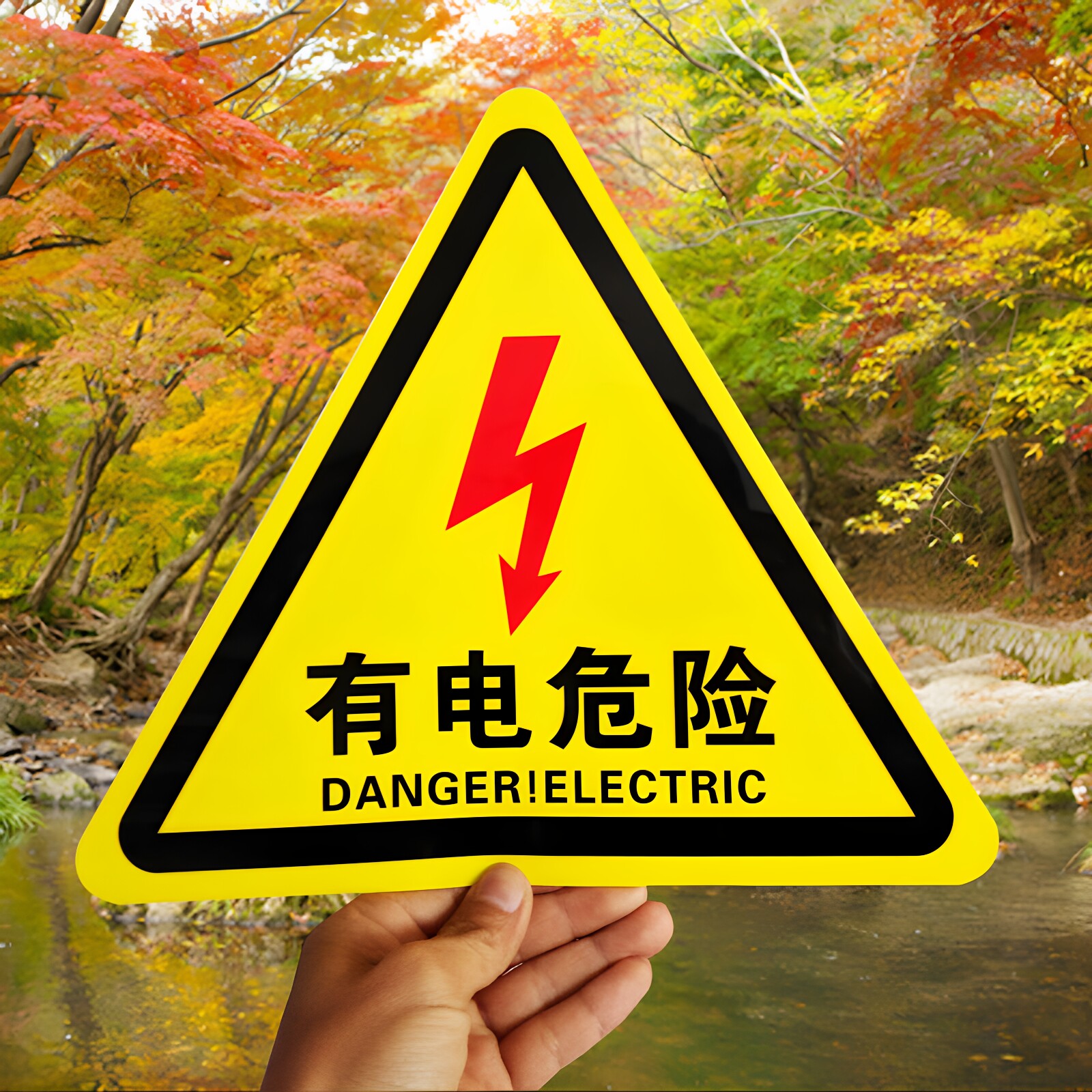 有电危险安全标识牌电力警告标示标志牌配电箱当心触电警示牌定做