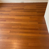 印尼菠萝格二手翻新纯实木地暖人字拼复古中古风民宿家用别墅地板