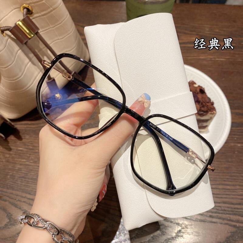 星光椰子灰眼镜近视女变色防蓝光墨镜太阳镜素颜大框可配度数超轻