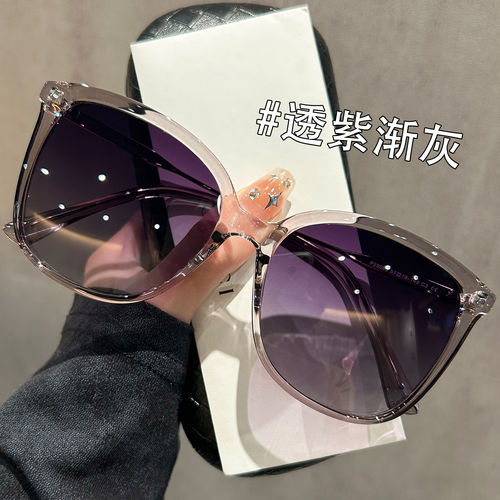 透灰色韩系墨镜女高级感偏光防紫外线开车专用太阳镜防晒2026新款