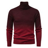 男士高领渐变拼色长袖毛衣1815-M87-F60，男装针织衫/毛衣，星座1815