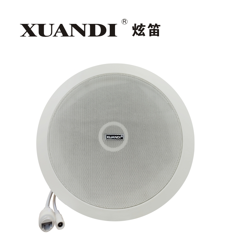 XUANDI炫笛IP-20WX IP网络广播吸顶喇叭嵌入式天花吊顶音箱网络 影音电器 吸顶音箱 原图主图