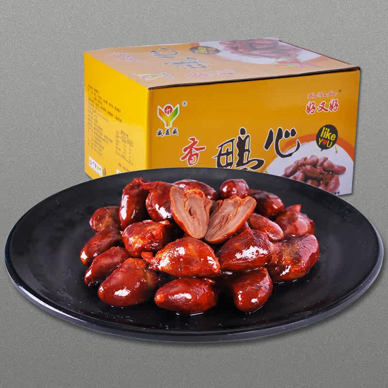 威益威香辣鸭心风味熟食独立包装