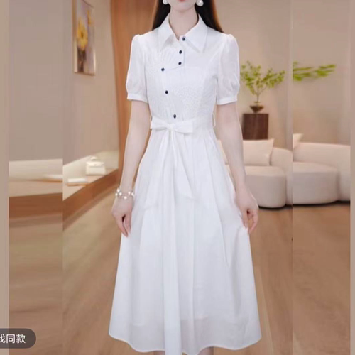 茉宸夏装优雅设计感连衣裙