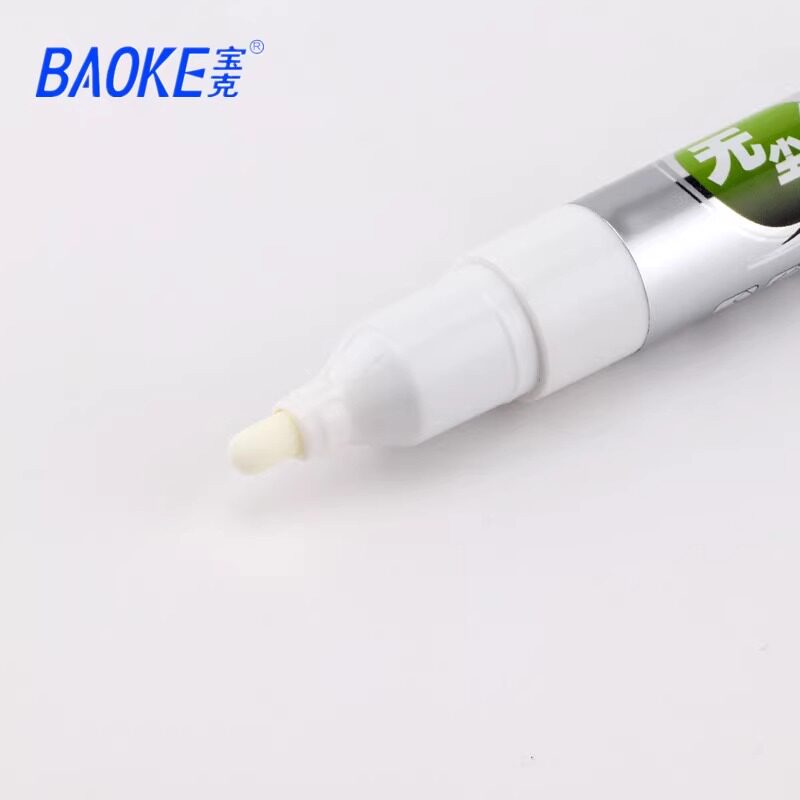 BAOKE 흰색 녹색 보드 펜 수성 잉크 지울 수 있는 칠판 화이트 보드 펜 교사의 대용량 쓰기 보드 펜
