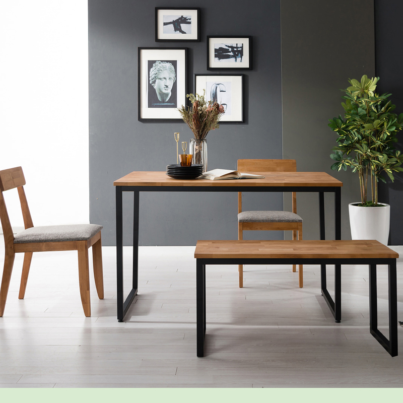 北歐實木餐桌鐵藝複古餐桌餐椅工業風餐廳桌椅組合長方形飯桌家用在類目 住宅傢俱, 成套傢俱, 餐廳成套傢俱, 餐桌+餐椅中 - 來自Buy2taobao.com提供專業的淘寶代購服務