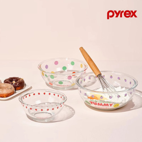 pyrex康宁玻璃碗联名款耐高温