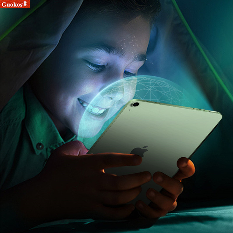 无色护眼钢化膜适用苹果平板iPad第10代儿童防蓝光辐射防近视保护视力全屏高清防爆保护贴膜AR增透护瞳网课膜