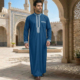 Muslim Robe中东阿拉伯长袍男立领刺绣非洲礼拜服 Gown Men Thobe