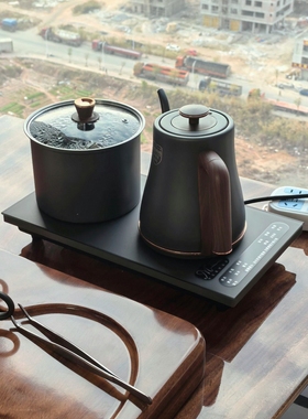 全自动上水壶煮茶器烧水壶电热炉茶台桌面泡茶喝水316新款304小型