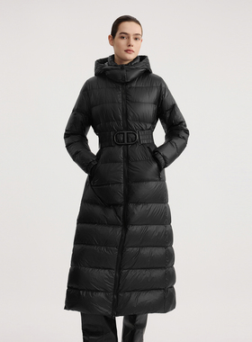 朗姿欧洲EiLEEN ELITEE白鹅绒气质加厚羽绒服外套设计感冬季新款