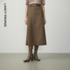 朗姿羊毛Basic衣橱明星同款 高级感a字半身裙冬半裙新款