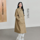 朗姿Basic衣橱经典 25h风衣 双排扣高智风衣外套女 王楚然同款