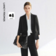 西裤 朗姿25高智衣橱夏季 外套商务职业西服 三醋酸翻领西装 女 新款